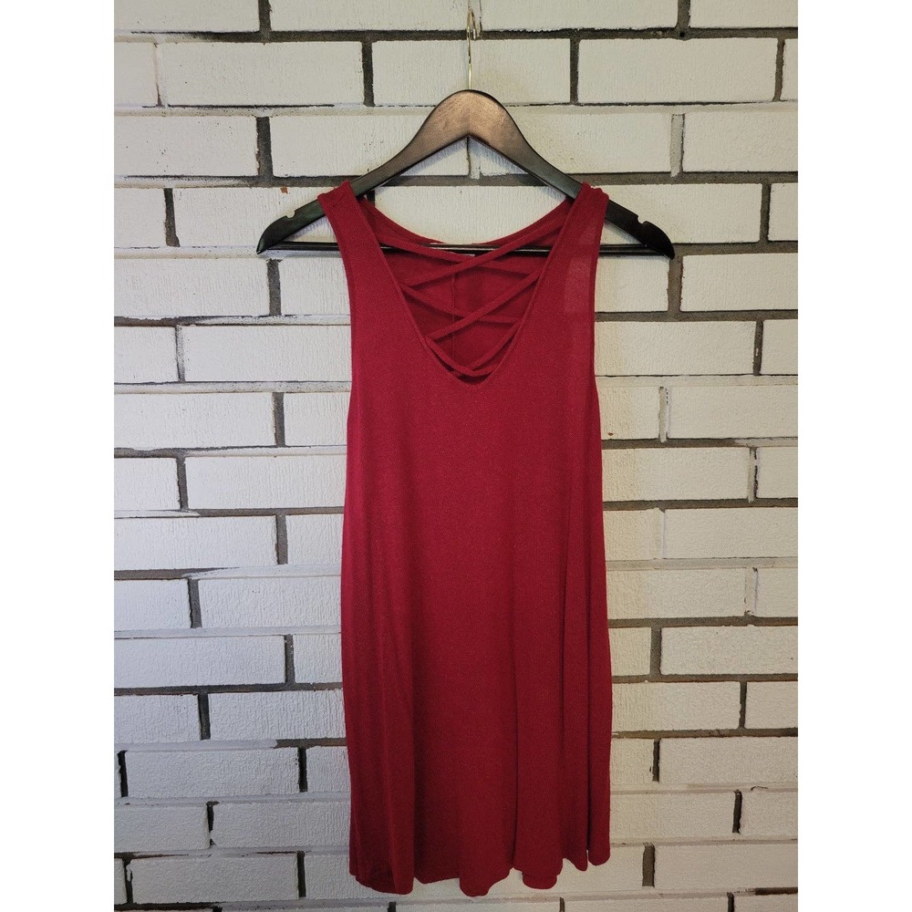 Maurices Red Caged Tank Size Large
